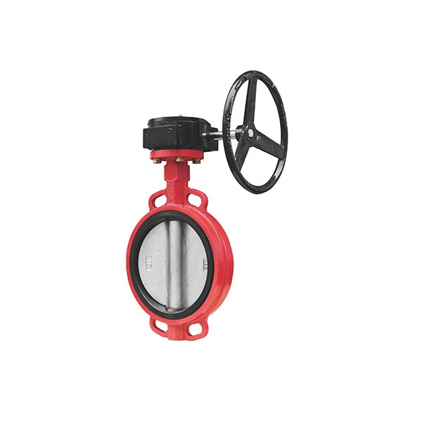 蜗轮对夹消防蝶阀 