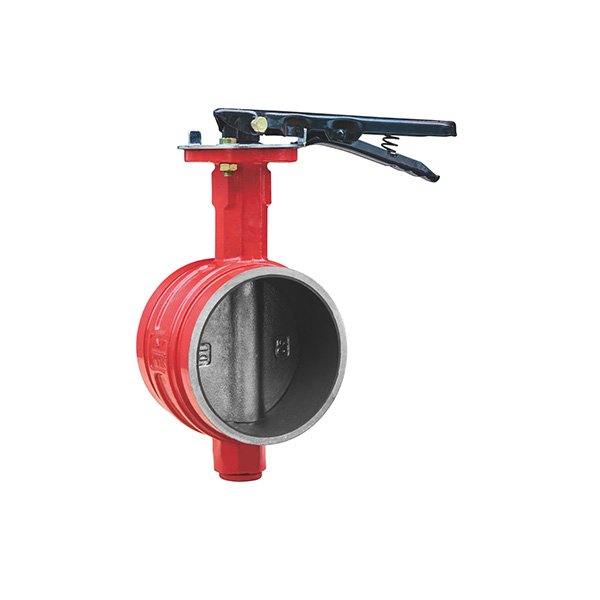 手柄沟槽消防蝶阀 