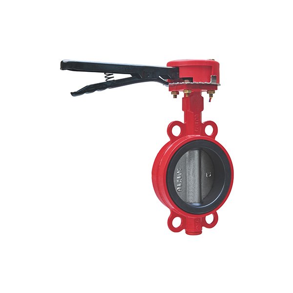 手柄对夹消防信号蝶阀 